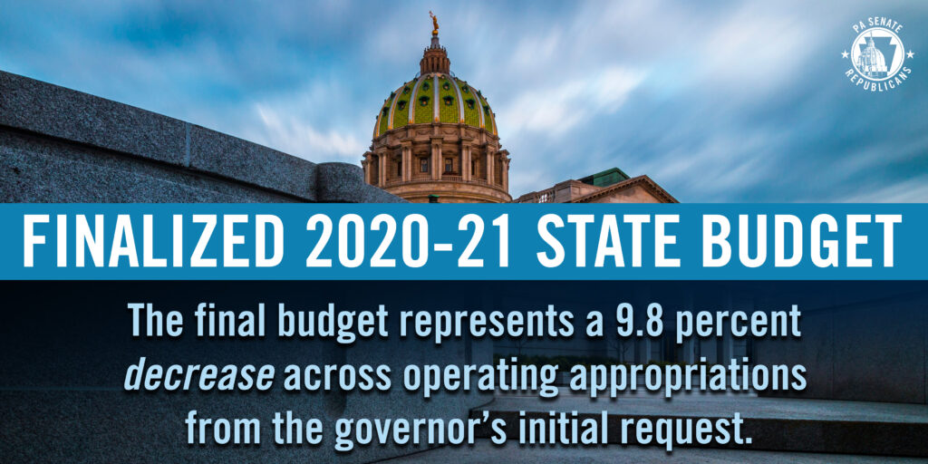 State Budget PA Senate GOP Issues